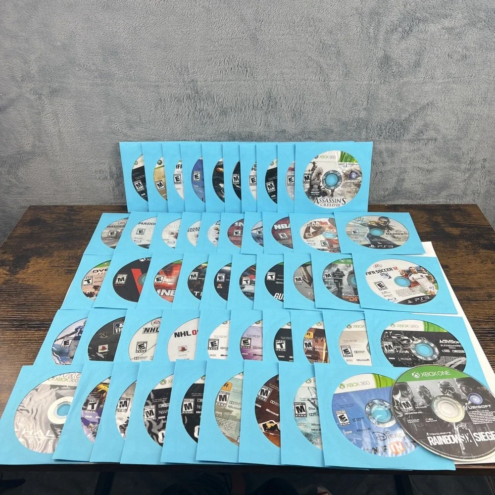 Multi Platform Loose Discs Video Game - Lot Of 50 - AS IS Untested Scratches #6